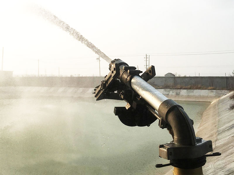 High pressure dedusting water cannon