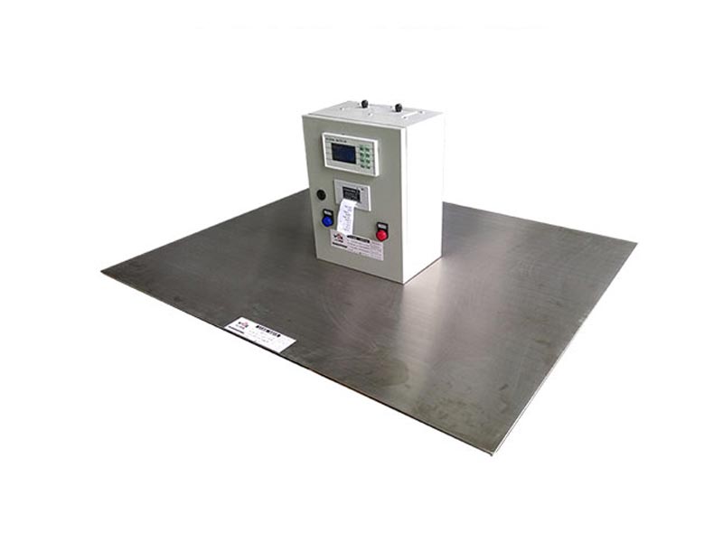 Platform scale with upper and lower limit alarm