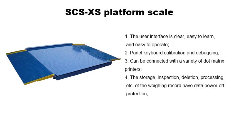  SCS-XS platform scale