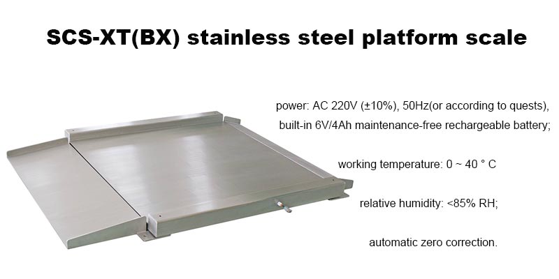 SCS-XT(BX) stainless steel platform scale