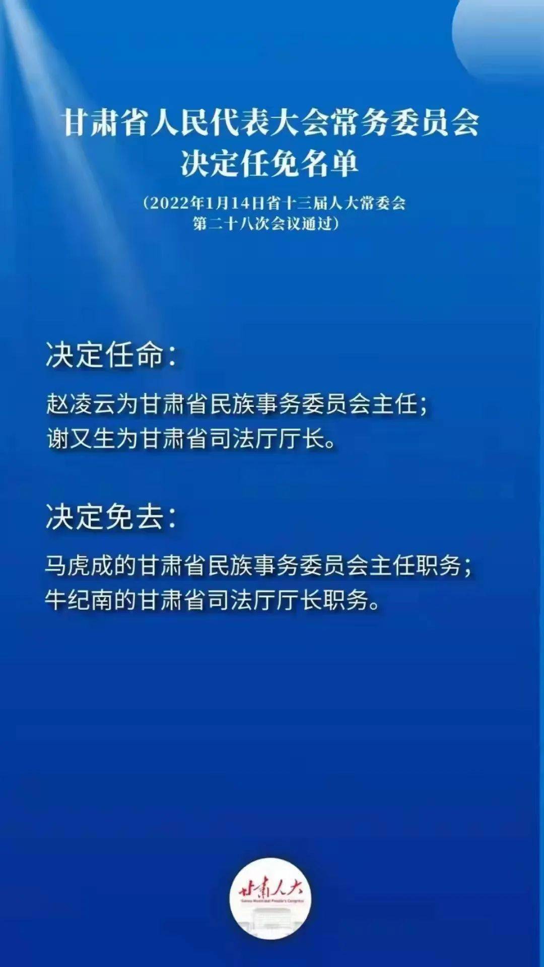 甘肃最新重要人事任免及其动态分析概述
