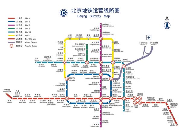 北京最新地铁图及其使用指南