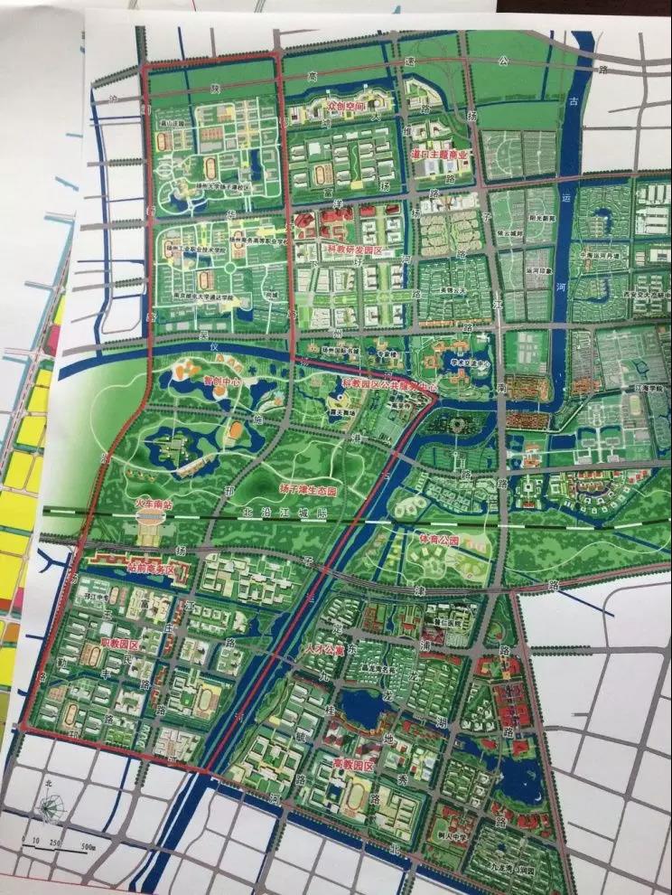 扬州广陵新城最新规划，自然美景的探索之旅