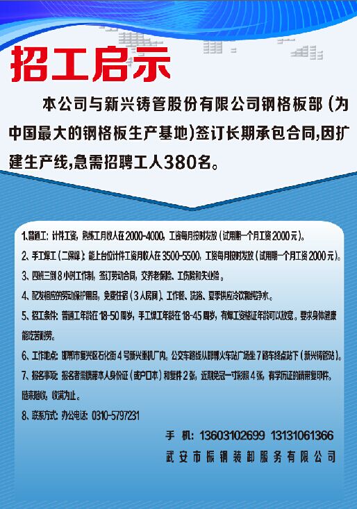 邯郸最新找工作信息汇总，热门职位一网打尽！